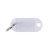 Zawieszki na klucze Q-CONNECT, 50x22mm, 100 szt., białe