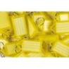 Zawieszki na klucze Q-CONNECT, 55x30mm, 40 szt., żółte