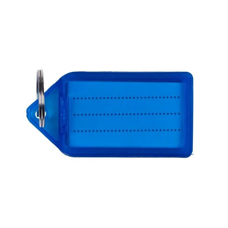 Zawieszki na klucze Q-CONNECT, 55x30mm, 40 szt., niebieskie
