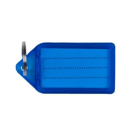 Zawieszki na klucze Q-CONNECT, 55x30mm, 40 szt., niebieskie
