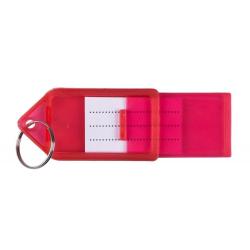 Zawieszki na klucze Q-CONNECT, 55x30mm, 40 szt., czerwone