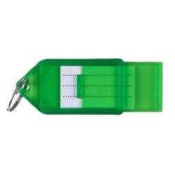 Zawieszki na klucze Q-CONNECT, 55x30mm, 40 szt., zielone