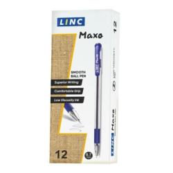 PAKIET Długopis LINC Maxo, śr. kulki 0,7mm, gr. linii 0,3mm, czerwony