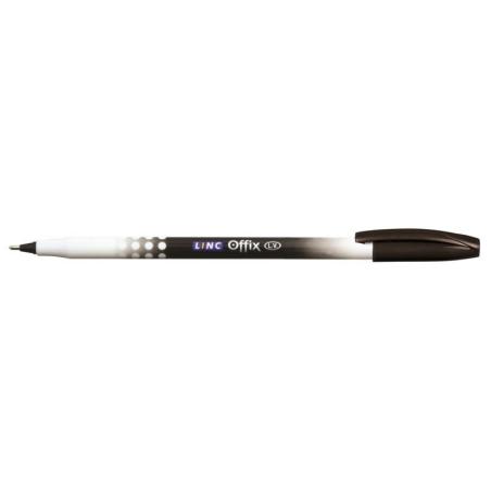 PAKIET Długopis LINC Offix, śr. kulki 1mm, gr. linii 0,33mm, czarny