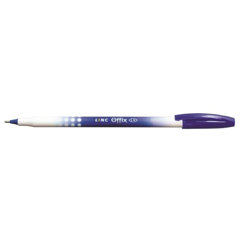 PAKIET Długopis LINC Offix, śr. kulki 1mm, gr. linii 0,33mm niebieski