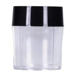 Pojemnik magnetyczny na spinacze OFFICE PRODUCTS, okrągły, pusty, transparentny