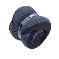 Poduszka TROIKA Business Travel Pillow, w etui, czarno-szary