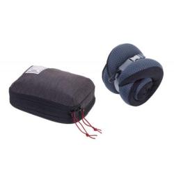 Poduszka TROIKA Business Travel Pillow, w etui, czarno-szary