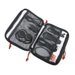 Organizer TROIKA Business Tech Pouch 2, na kable i akcesoria, szary