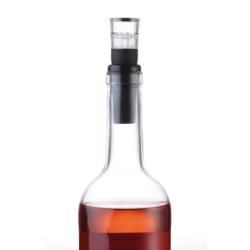 Zestaw do wina TROIKA Weinprobe, korkociąg + nożyk + zatyczka, czarny