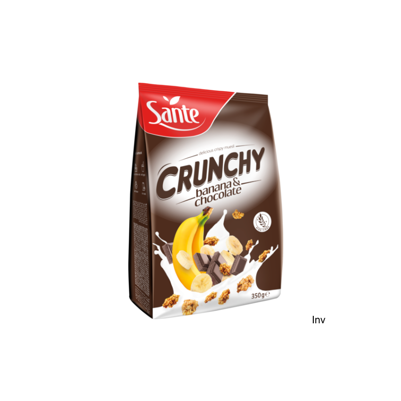 Płatki bananowe Crunchy 350g SANTE
