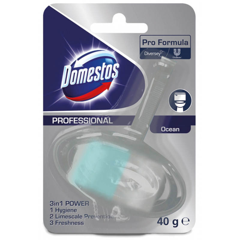 Kostka toaletowa DOMESTOS Diversey Ocean, w koszyku, 35g