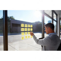 Kostka samoprzylepna POST-IT (636B), 76x76mm, 1x450 kart., żółta