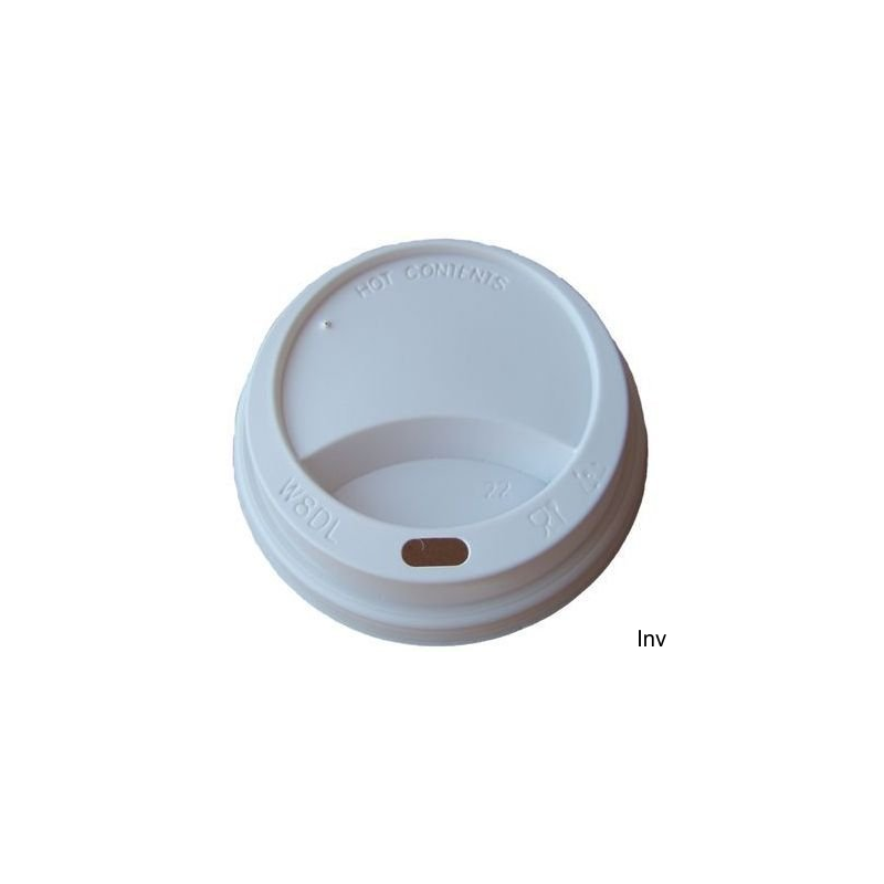 Pokrywka biała do kubka 80 mm 250 ml Papstar (100 sztuk)