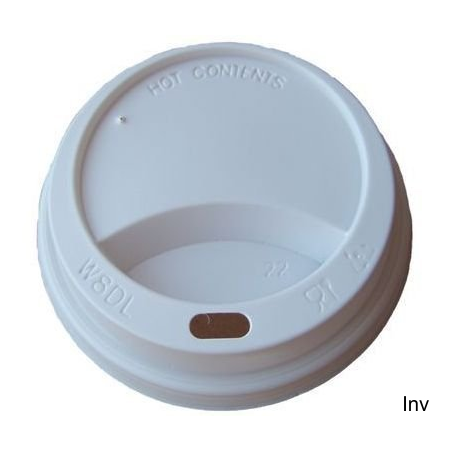 Pokrywka biała do kubka 80 mm 250 ml Papstar (100 sztuk)