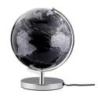 Globus TROIKA Terra Light, śr. 25cm, metalowa podstawa, czarno-srebrny