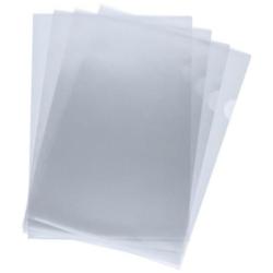 Obwoluta Q-CONNECT typu L, PP, A4, groszkowa, 120mikr., 100szt., transparentna