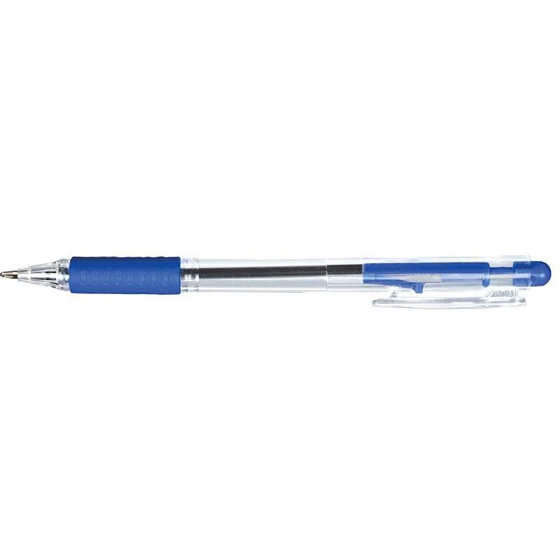 PAKIET Długopis LINC Tip Top Grip, śr. kulki 0,7mm, gr. linii 0,3mm, niebieski