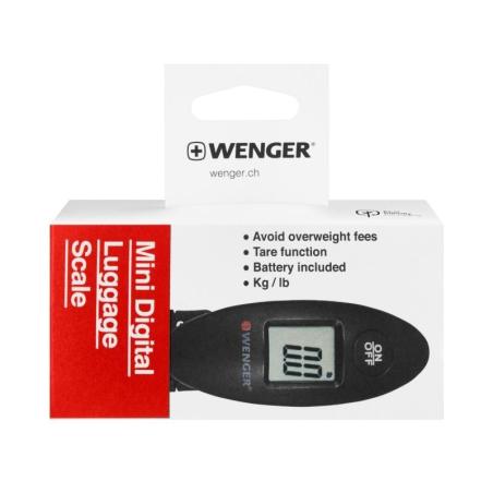Waga podróżna WENGER, elektroniczna, czarna