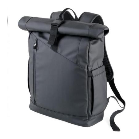 Plecak rolowany TROIKA Black Roll Top, czarny