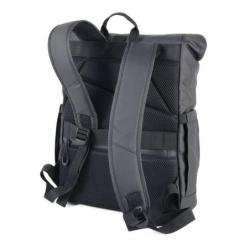 Plecak rolowany TROIKA Black Roll Top, czarny
