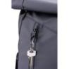 Plecak rolowany TROIKA Black Roll Top, czarny