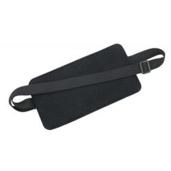 Saszetka TROIKA Black Belt Bag, na pasku, dwie kieszenie, czarna