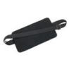 Saszetka TROIKA Black Belt Bag, na pasku, dwie kieszenie, czarna