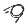Kabel ładujący TROIKA Speedy, 1m, przejściówka USC-C na lightning, czarny