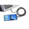 Kabel ładujący TROIKA Speedy XL, 2m, przejściówka USC-C na lightning, czarny