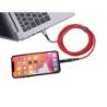 Kabel ładujący TROIKA Speedy XL, 2m, przejściówka USC-C na lightning, czerwony