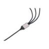 Kabel ładujący TROIKA Dreizack Pro, 1,2m, 3w1, czarny