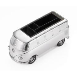 Przybornik na biurko TROIKA Forever T1, VW Camper, chromowany, szary