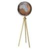 Globus TROIKA Sputnik, na stojaku, śr. 43cm, wys. 1,40m, brązowo-srebrny