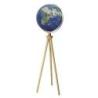 Globus TROIKA Sputnik, na stojaku, śr. 43cm, wys. 1,40m, niebiesko-zielony