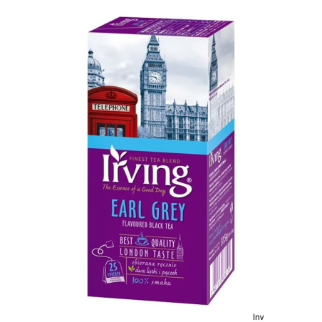 Herbata czarna IRVING Earl Grey 25 torebek