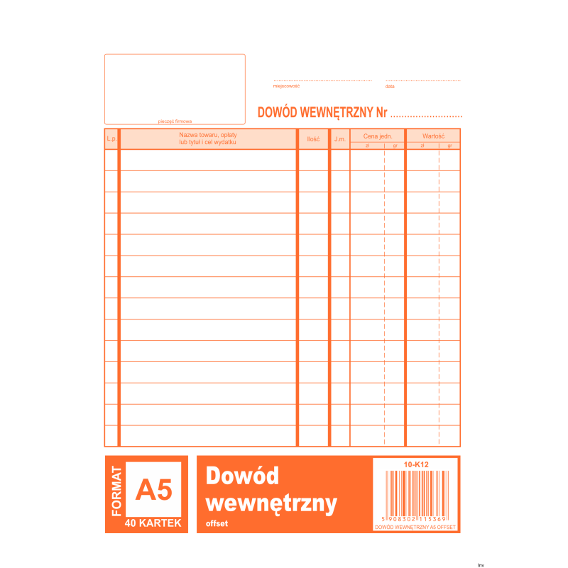 K12 Dowód wewnętrzny A5 Michalczyk i Prokop
