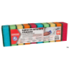 Gąbka do zmywania Office Product, 10 sztuk, mix kolorów, standardowa z pianki z szorstką fibry