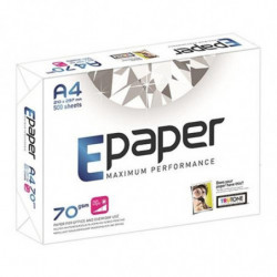 Papier ksero E-Paper, uniwersalny, A4, klasa C, 160CIE, 70gsm, 500ark., 5 szt.