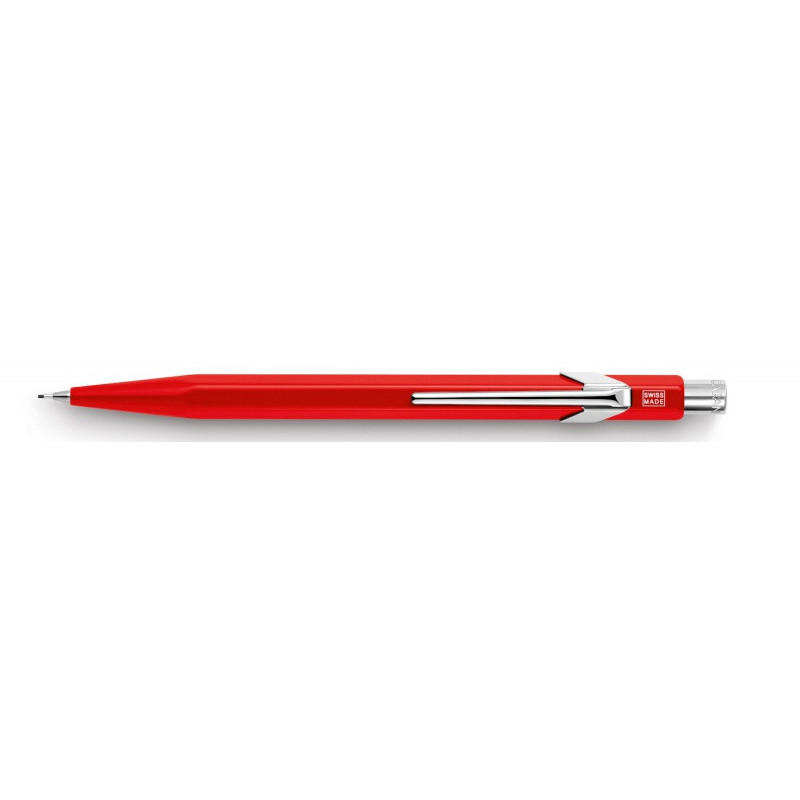 Ołówek automatyczny CARAN D'ACHE 844, 0,7mm, czerwony