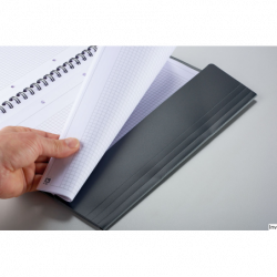 Kołonotatnik A4 kratka 80 kartek z teczką Oxford Meetingbook