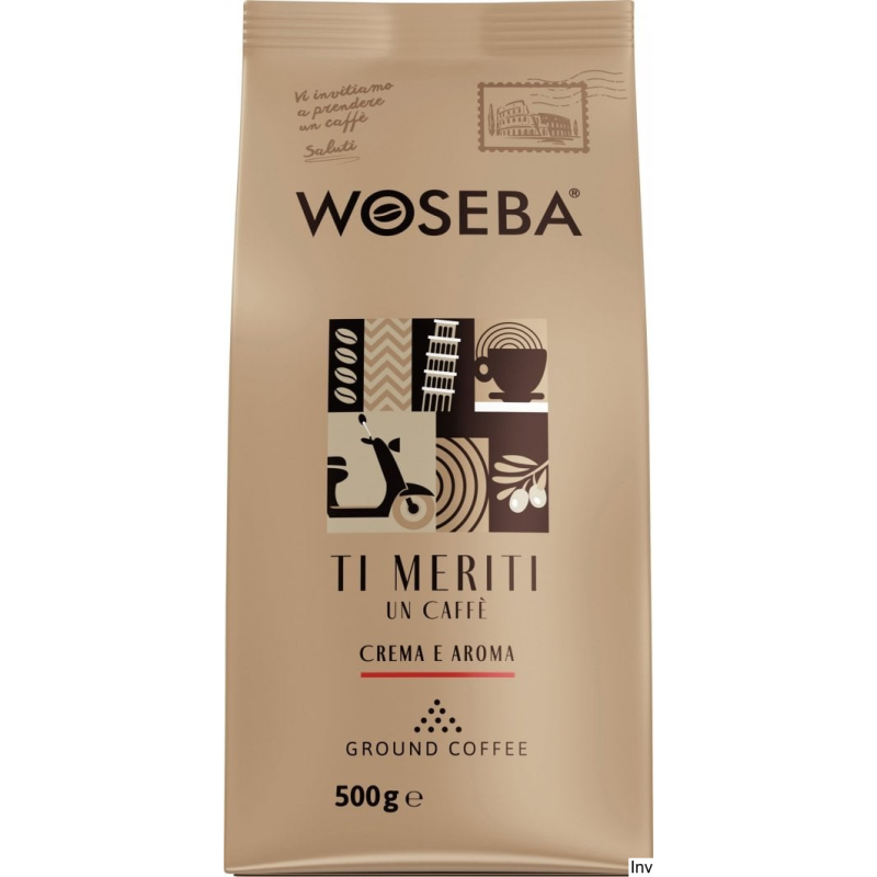 Woseba Kawa TI M ERITI CREMA E AROMA 500g mielona