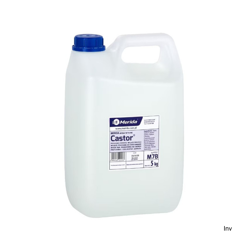 Mydło w płynie MERIDA CASTOR białe 5kg