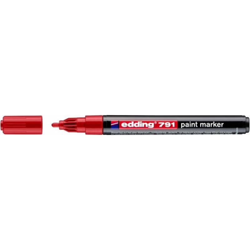PAKIET Marker olejowy e-791 EDDING, 1-2mm, czerwony