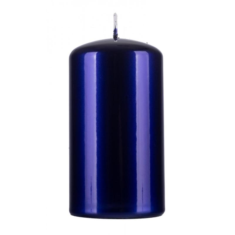 Świeca słupek DONAU HOME Aurora, 70x130mm, kobalt