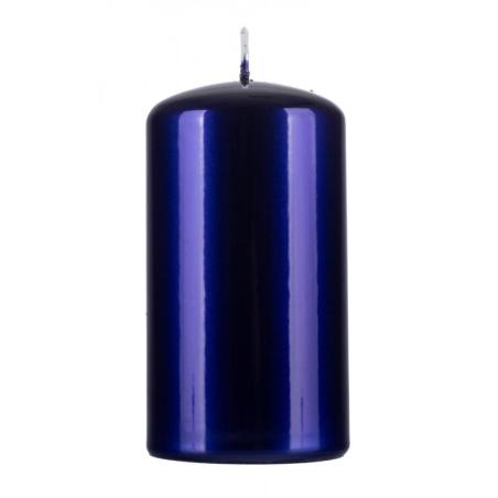 Świeca słupek DONAU HOME Aurora, 70x130mm, kobalt