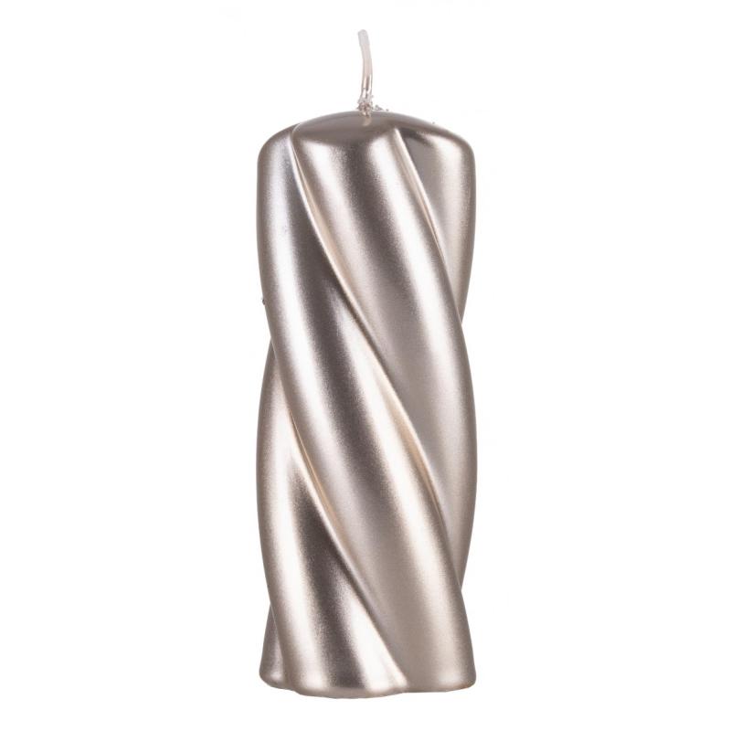Świeca słupek DONAU HOME Laval, 50x130mm, szampan