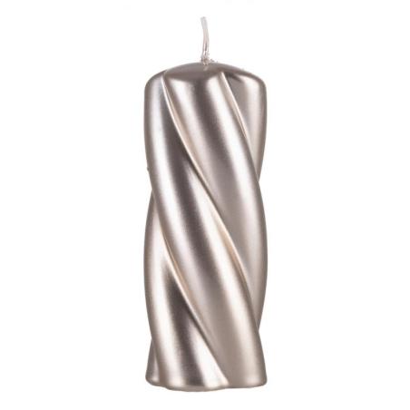 Świeca słupek DONAU HOME Laval, 50x130mm, szampan