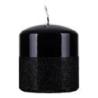 Świeca słupek DONAU HOME Onyx, 80x90mm, czarny