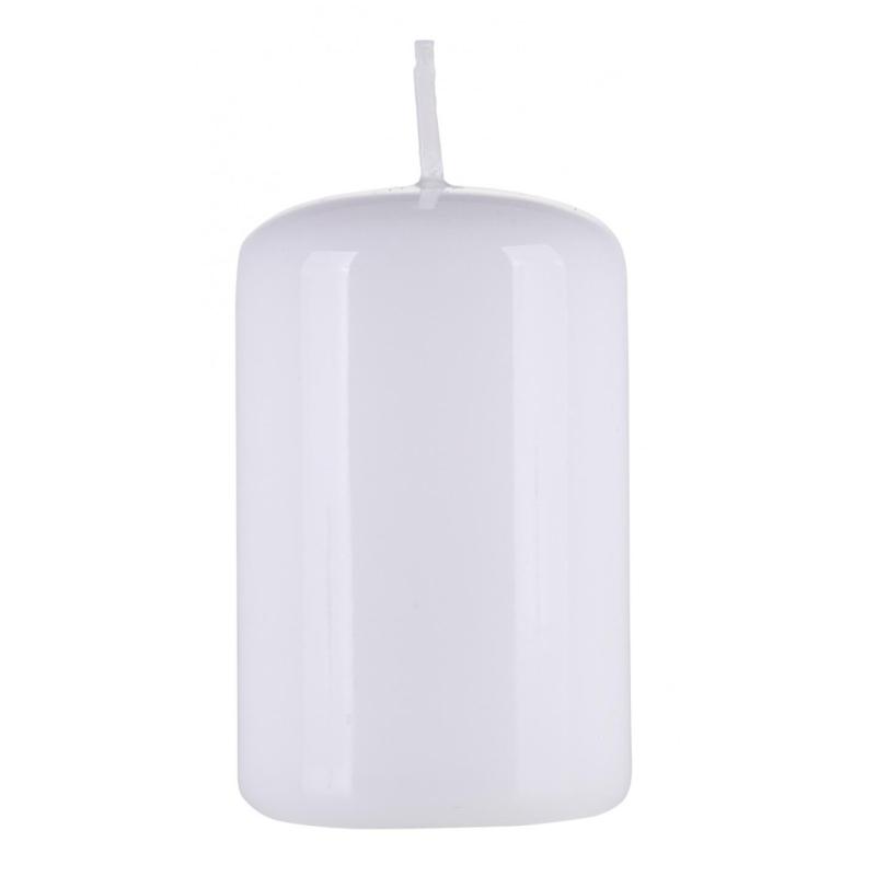 Świeca słupek DONAU HOME Standard Gloss, 50x80mm, biały